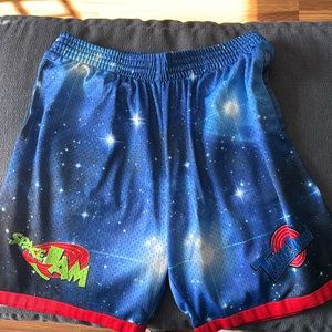 Mitchell & Ness Space Jam 25th Anniversary Basketball Shorts Men's Size Large